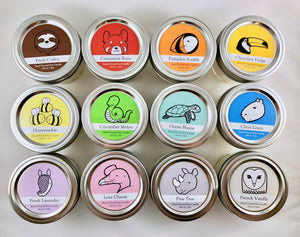 Small Wildlife Conservation Candles | 12 month Subscription ($8.50/mo+shipping)
