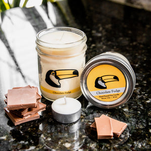 Toucan Conservation Candle | Chocolate Fudge Scent
